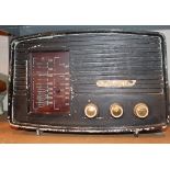 Vintage His Masters Voice valave radio