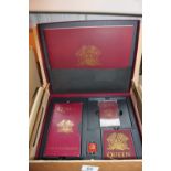 Boxed Queen collector's set including T shirt