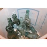 Selection of vintage 1900s bottles