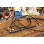 Two jet wash Leads and Guns including Karcher and Gerni