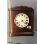 Wooden cased mantle clock