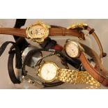 Box of mixed fashion wristwatches