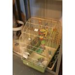 Large wire bird cage