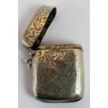 Silver vesta case.