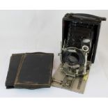 Telescopic bellows Quartor plate camera with Bosch and Laume lens