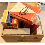 Box of vintage playing cards