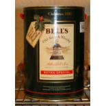 Tin of Bells Scotch Whisky special Christmas 1990