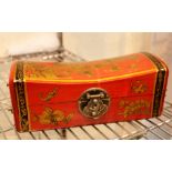 Paper Mache laquered oriental box