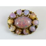 Vintage opal brooch