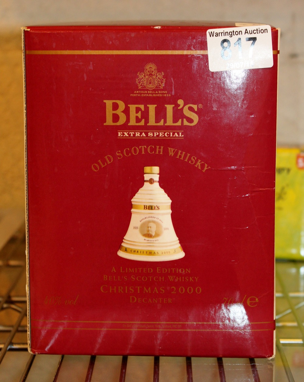 Boxed Bells whisky special edition for the year 2000