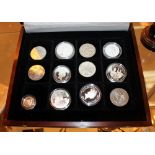 Boxed set of predominantly mint silver Commonwealth coins
