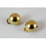 9ct gold clip on earrings