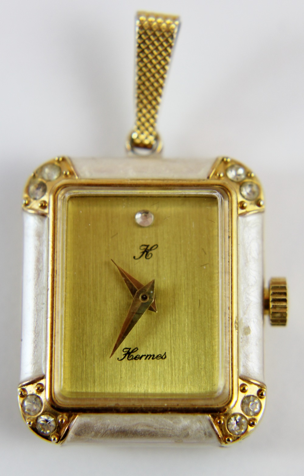 Pendant watch marked Hermes