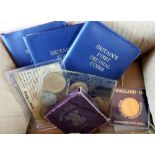 Box of mixed British coinage