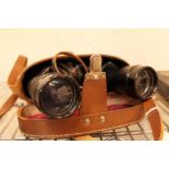 Cased pair of Wray of London sports binoculars 9x40
