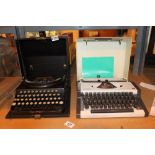 Two vintage typewriters including Remington