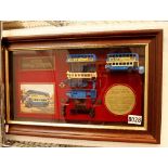 Models of Yesteryear wall hanging display case showing parts,