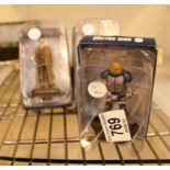 Four Dr Who figurines boxed BBC edition