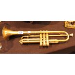 Bossons & Co brass trumpet s/no.