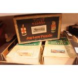 Three Chad Valley wooden piece Great Western Railway jigsaw puzzles including;