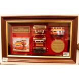 Models of Yesteryear wall hanging display case showing parts,
