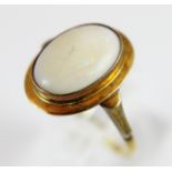 9 ct gold opal dress ring