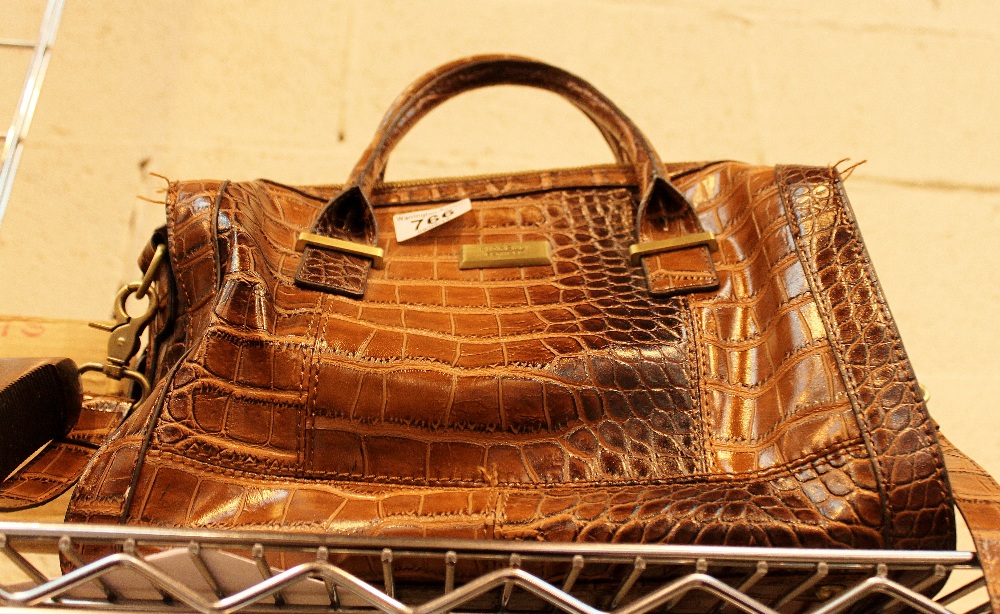 Ladies Fiorelli handbag in faux crocodile skin