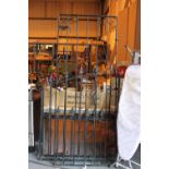 Wrought iron security gate