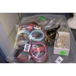 Large selection of costume jewellery including quantity of new chains