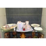 Quantity of mixed china including Poole tea service,