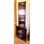 Mahogany corner unit