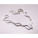 Silver fancy bracelet