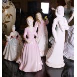 Four Royal Doulton figurines