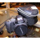 Olympus digital camera SP-5500Z and bag