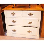 Chest of two short over two long drawers