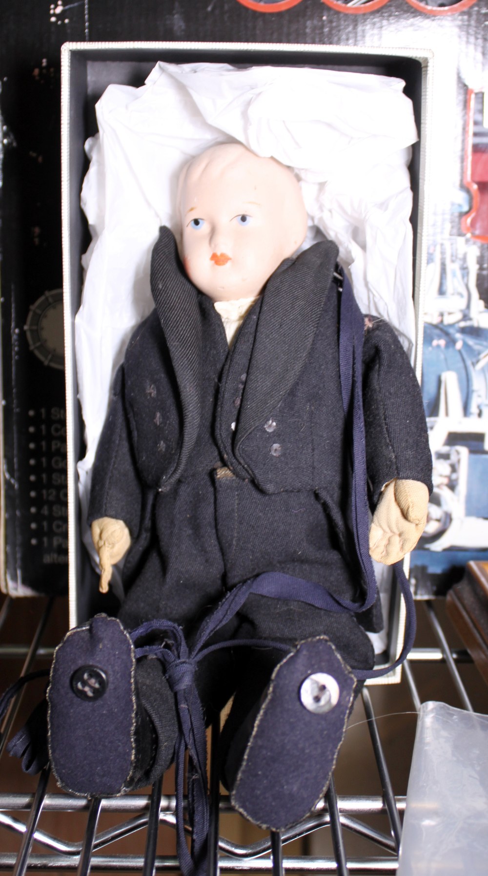 Bisque head tap dancing doll c1920