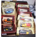 Twelve Matchbox models of Yesteryear cars and vans in original boxes