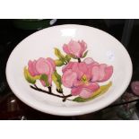 Moorcroft large Pink Magnolia shallow bowl