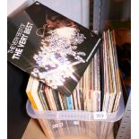 Selection of LP records