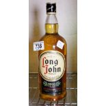 Bottle of Long John special reserve Scotch whisky 1ltr 43%vol,