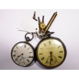Hallmarked Chester silver open face key wind pocket watch with reversing pinion movement,