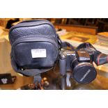 Olympus SP-800UZ digital camera and bag