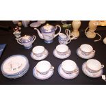 Quantity of Oriental dragon style tea ware