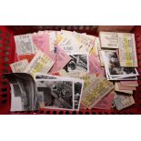 Tub of railway tickets and railway cigarette cards