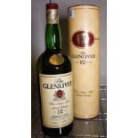 Glenlivet 12 year old single malt Scotch whisky 1ltr 43%vol,