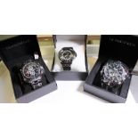 Three Globenfeld gents wristwatches