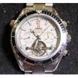 Fashion watch automatic stainless steel white dial