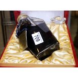 Presentation crystal decanter Martell Cordon Bleu Cognac 75cl 40%vol,