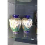 Two Oriental style vases