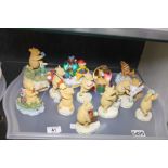 Quantity of Disney Classics Pooh figurines